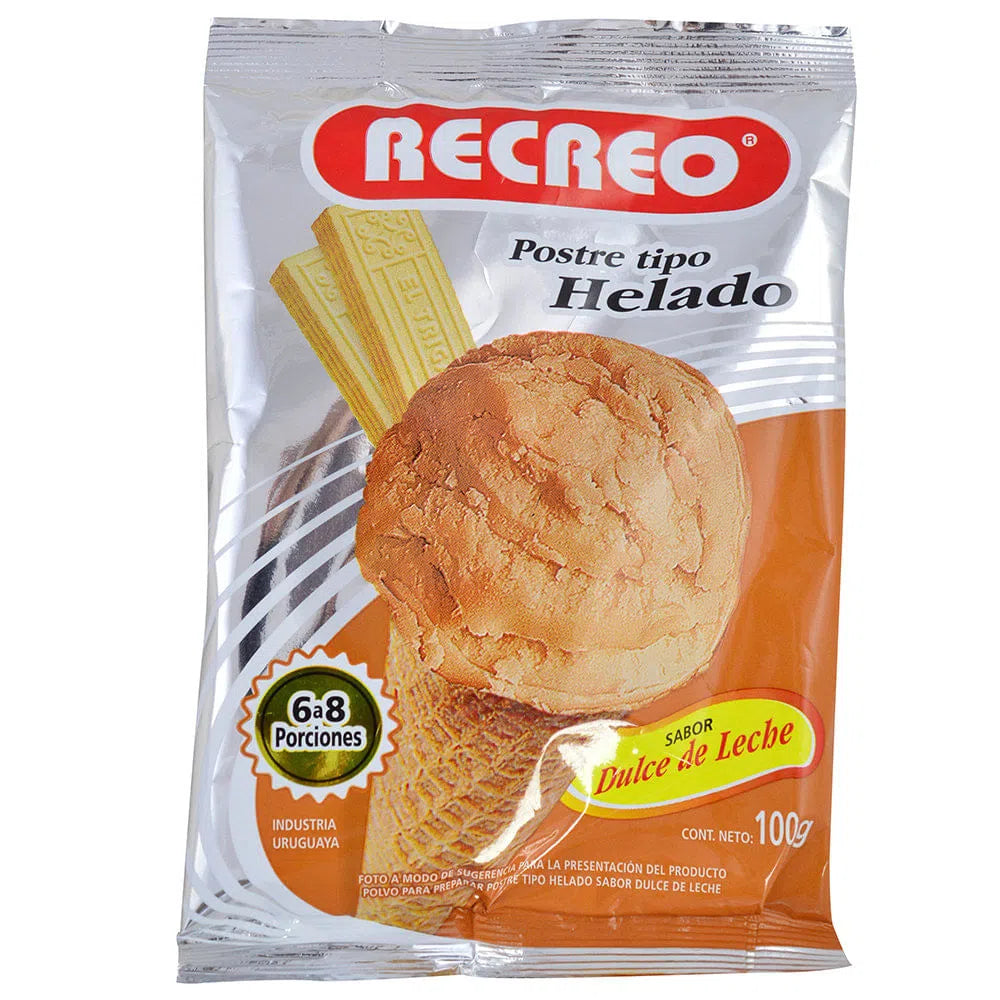 RECREO-  Helado de Dulce de Leche / 100g