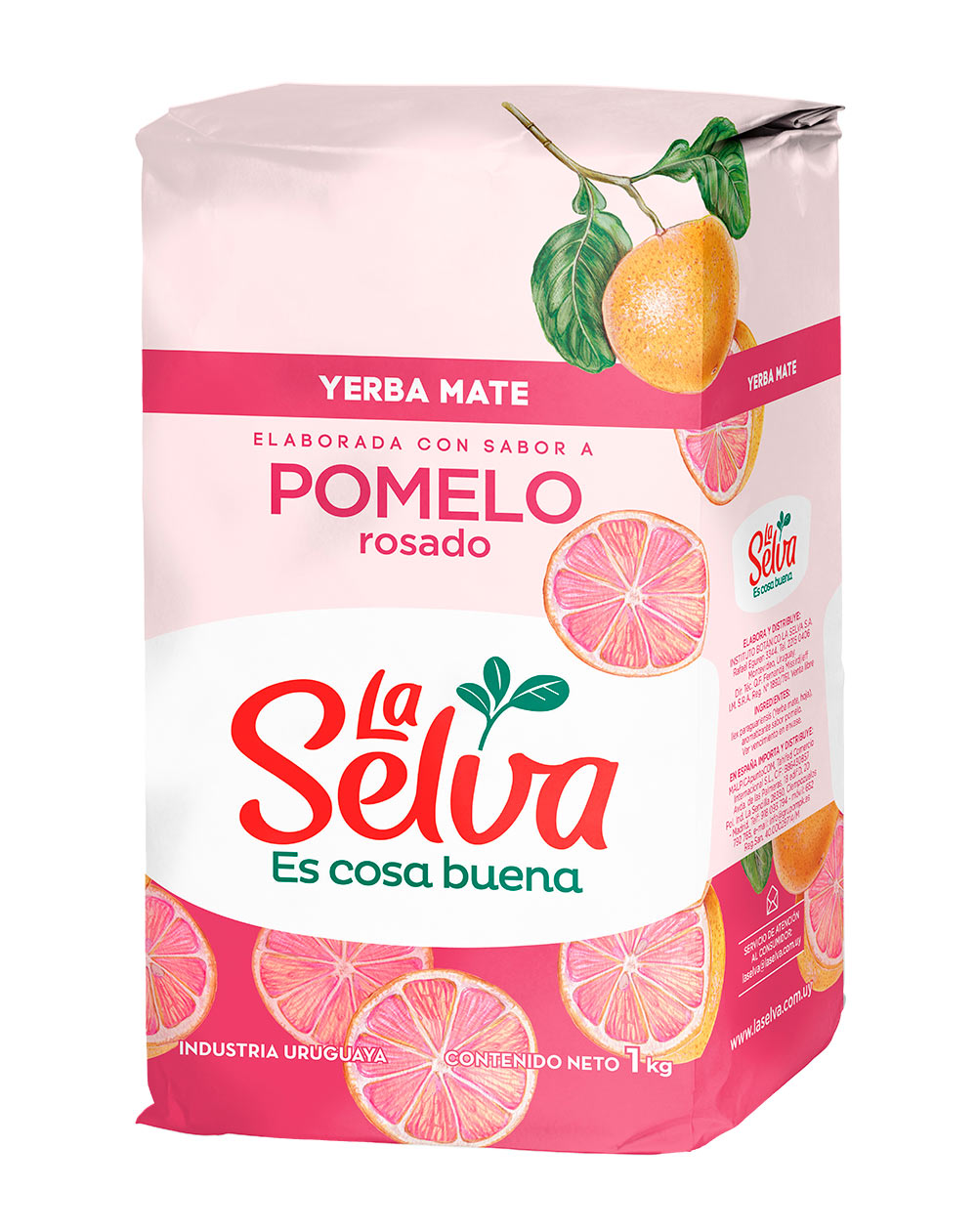 LA SELVA - Yerba sabor Pomelo Rosado / 1kg