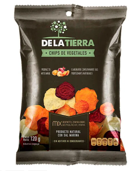 DE LA TIERRA - Chips de vegetales 120 gr