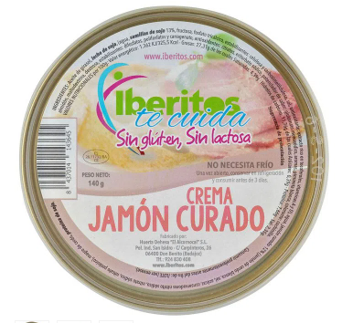 IBERITOS - Crema jamón curado 140 gr