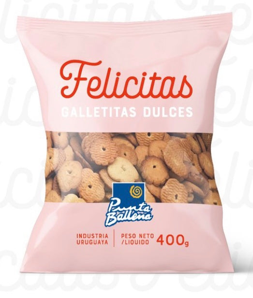 PUNTA BALLENA - Galletas dulces sabor vainilla 400g
