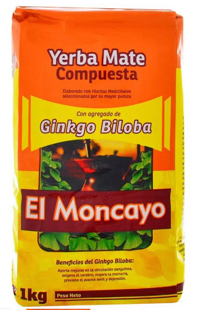 EL MONCAYO - Yerba compuesta con agrega de ginkgo biloba 1 kg