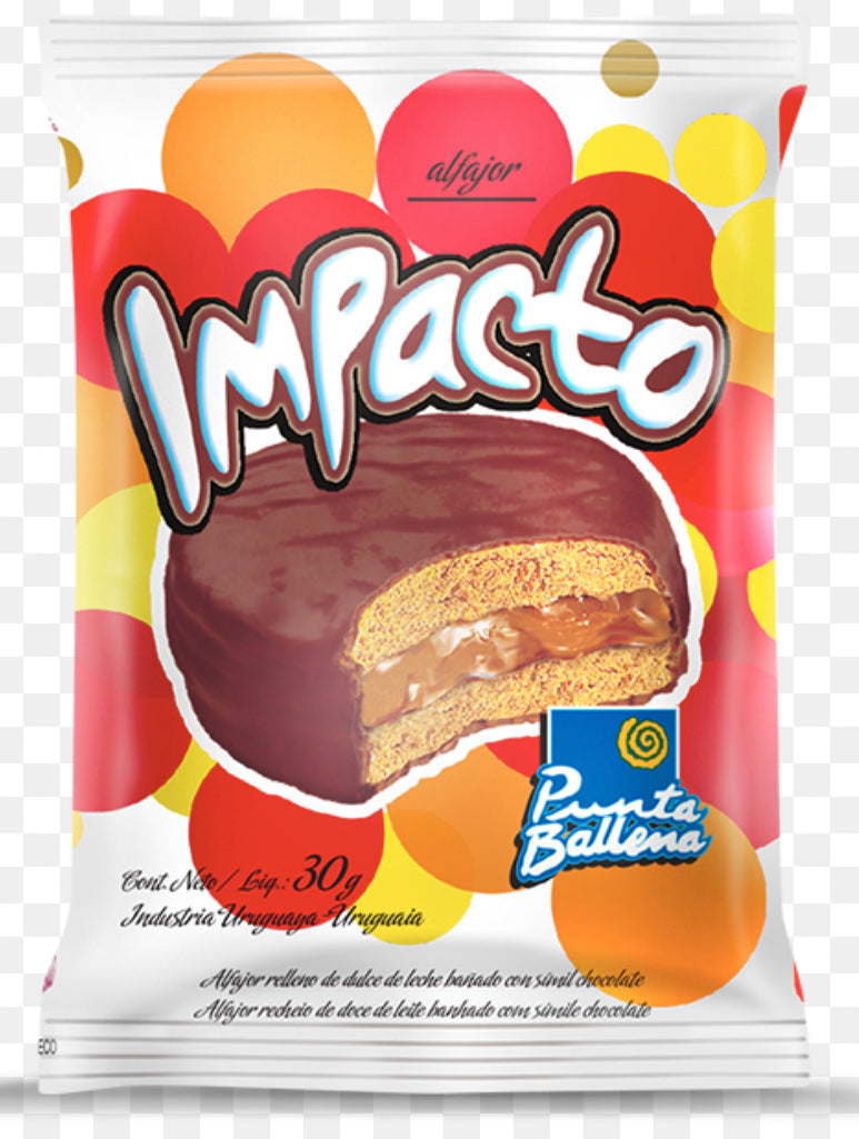 PUNTA BALLENA - Alfajor impacto chocolate X16 unidades