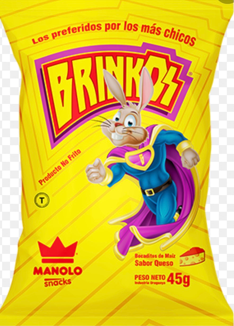 MANOLO - Brinkos sabor queso 45g