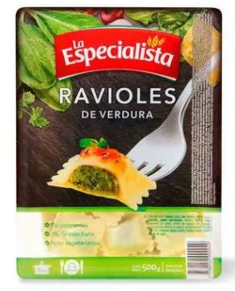 LA ESPECIALISTA - Ravioles de verdura 500g
