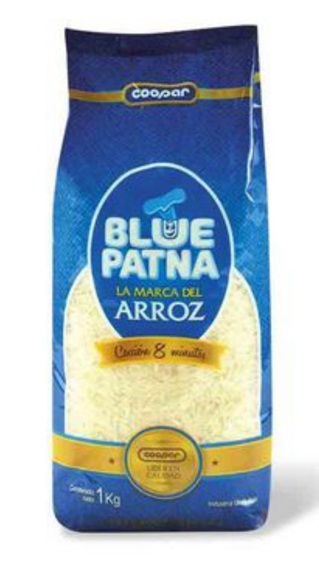 BLUE PATNA - Arroz blanco 1 kg