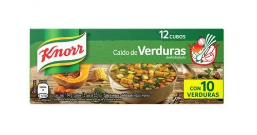 KNORR - Caldos de verduras 114g