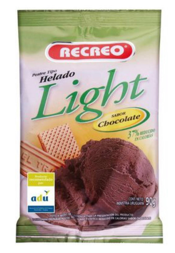 RECREO - Helado de chocolate light 90g