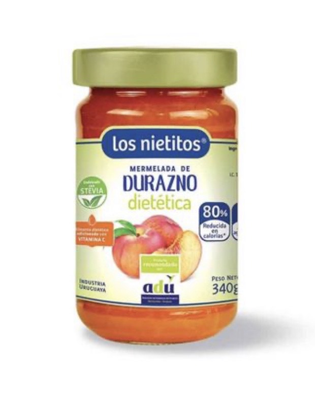 Los Nietitos Mermelada de Durazno Dietética / 340g