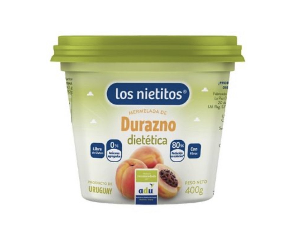 Los Nietitos Meremlada de Durazno Dietética / 400g