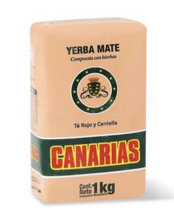 CANARIAS - Yerba Mate Te Rojo y Centella 1kg