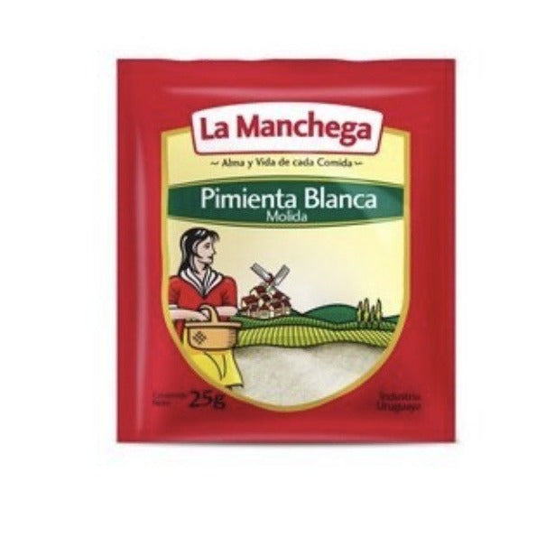 LA MANCHEGA - Pimienta Blanca Molida 25g