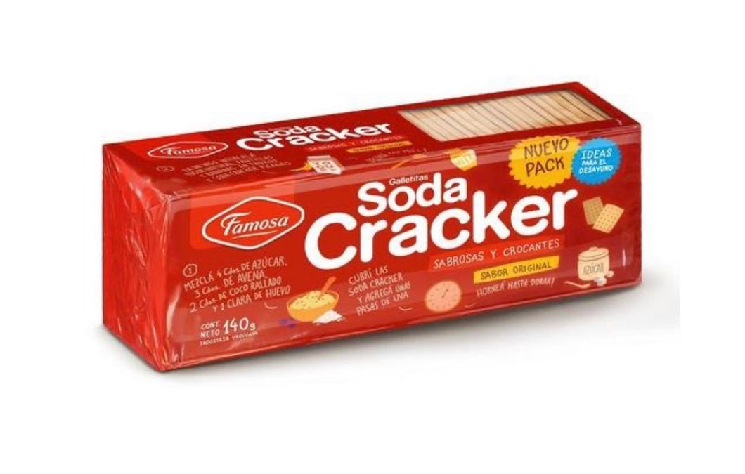 FAMOSA - Galletas Soda Cracker 140g