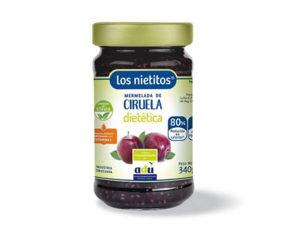 Los Nietitos Mermelada de Ciruela Dietética / 340g