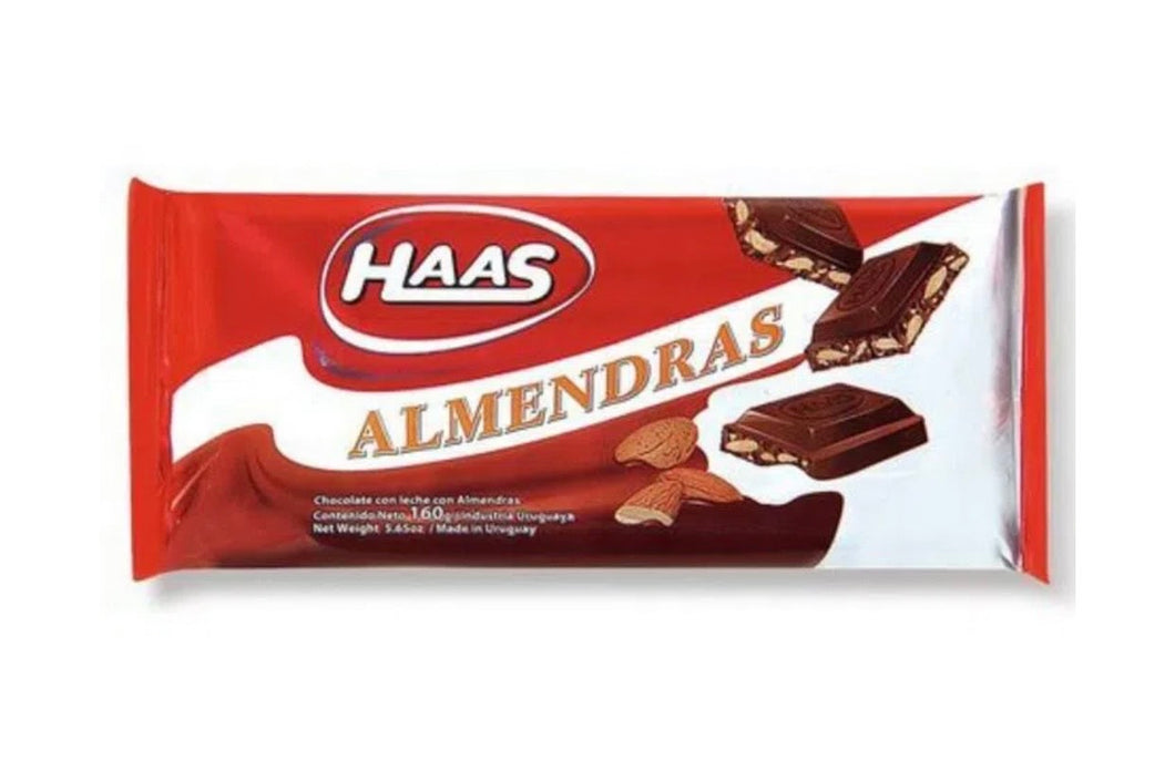 HAAS - Chocolate con Almendras 160g