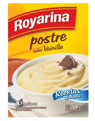 ROYARINA - Postre sabor vainilla 54g