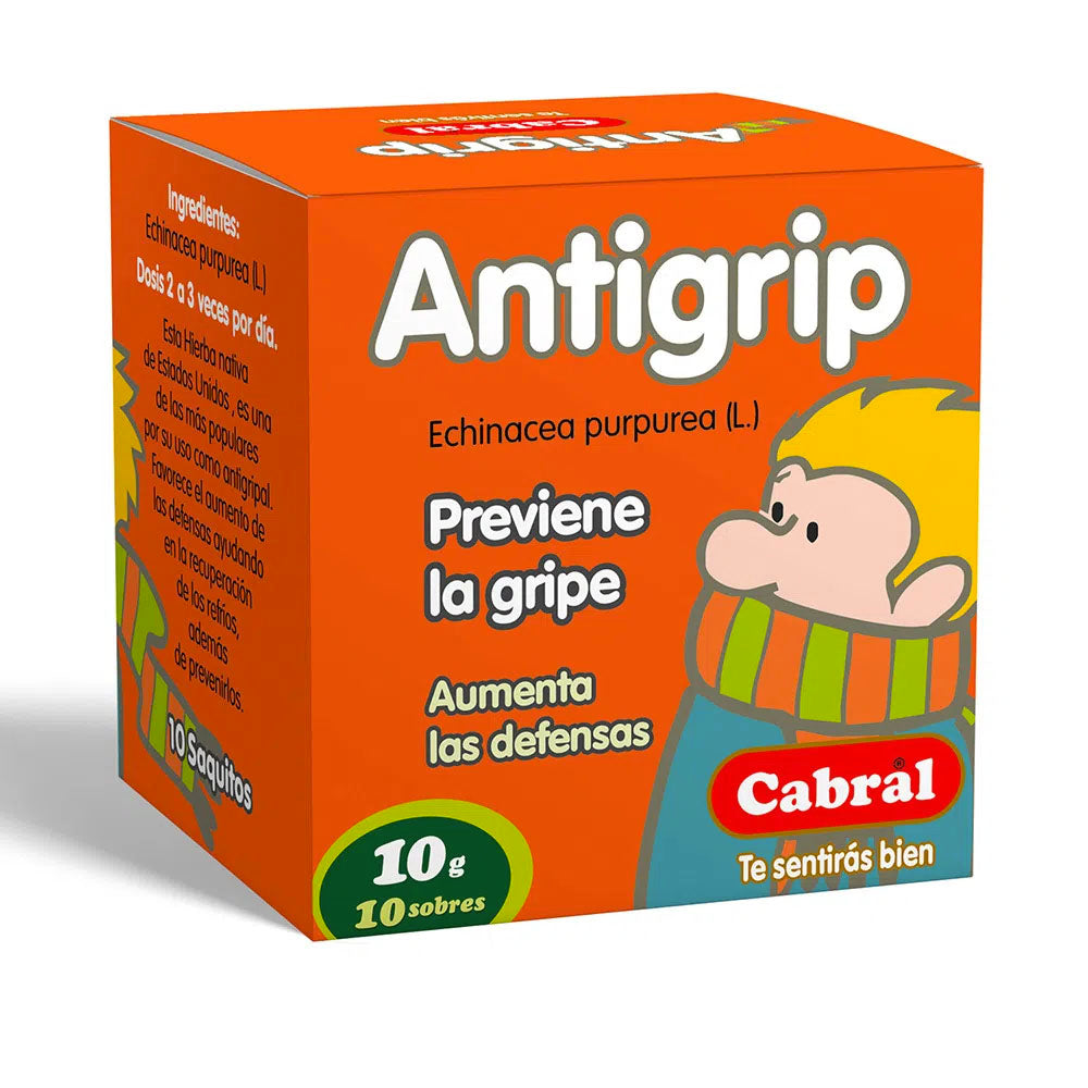 Cabral Te Antigrip Immune Stimulant (10 Saquitos / pack of 10)